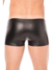 Schwarze Wetlook-Boxer 2008-67 von Look Me