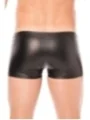 Schwarze Wetlook-Boxer 2008-67 von Look Me