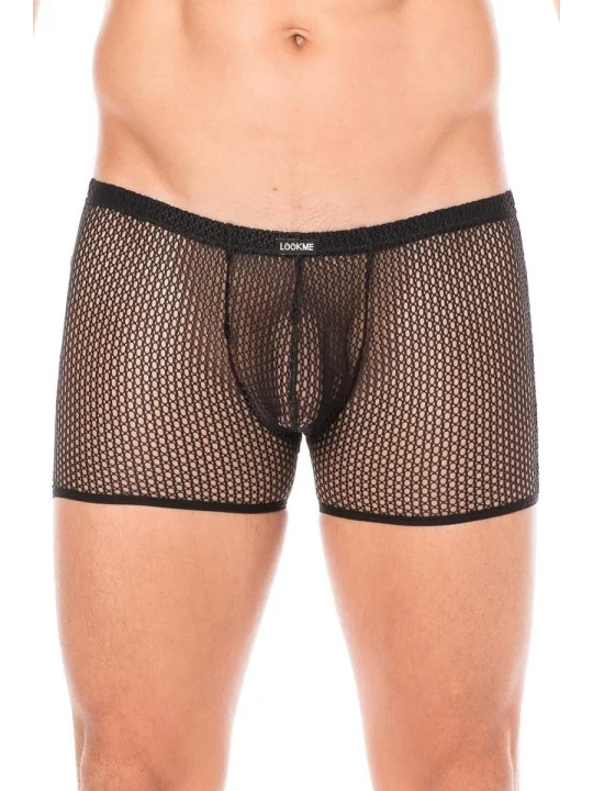 Schwarze Netz Boxer Short 2007-67 von Look Me