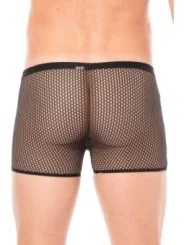 Schwarze Netz Boxer Short 2007-67 von Look Me