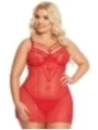 Rotes Chemise 1890 von Softline Plus Size Collection