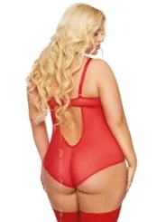 Roter Body Ouvert 1891 von Softline Plus Size Collection