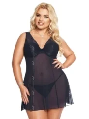 Blaues Chemise 1892 von Softline Pluse Size Collection