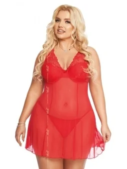 Langes Schwarzes Chemise M/1003 von Andalea Dessous