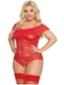 Roter Body Ouvert 1899 von Softline Plus Size Collection