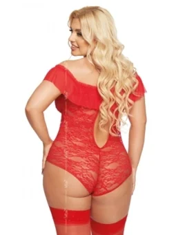 Roter Body Ouvert 1899 von Softline Plus Size Collection