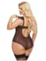 Schwarzer Body Ouvert 1901 von Softline Plus Size Collection