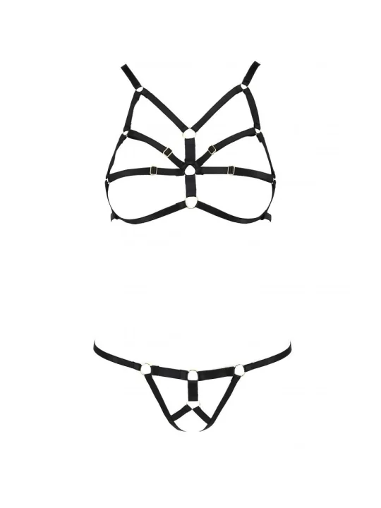 Schwarzes Set Pa595873 von Passion Devil Collection