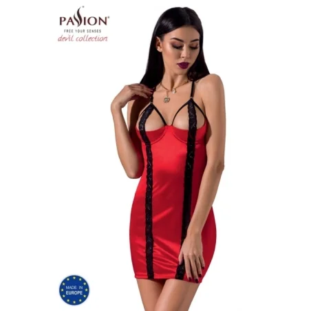 Rotes Chemise Pa595318 von Passion Devil Collection