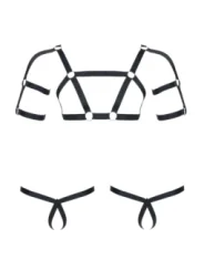 Harness Set011 Schwarz von Regnes Fetish Planet