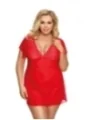 Rotes Chemise Aa051992 von Anais Apparel Plus Size