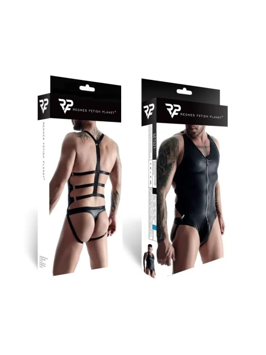 Body-String Set021 Schwarz von Regnes Fetish Planet