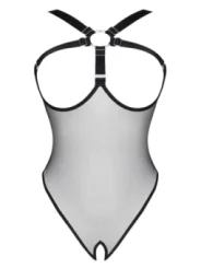 Schwarzer Body Ouvert Lxabril001 von Demoniq Ladyx