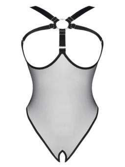 Schwarzer Body Ouvert Lxabril001 von Demoniq Ladyx