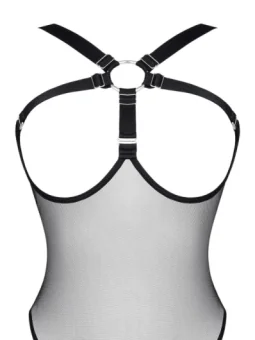 Schwarzer Body Ouvert Lxabril001 von Demoniq Ladyx