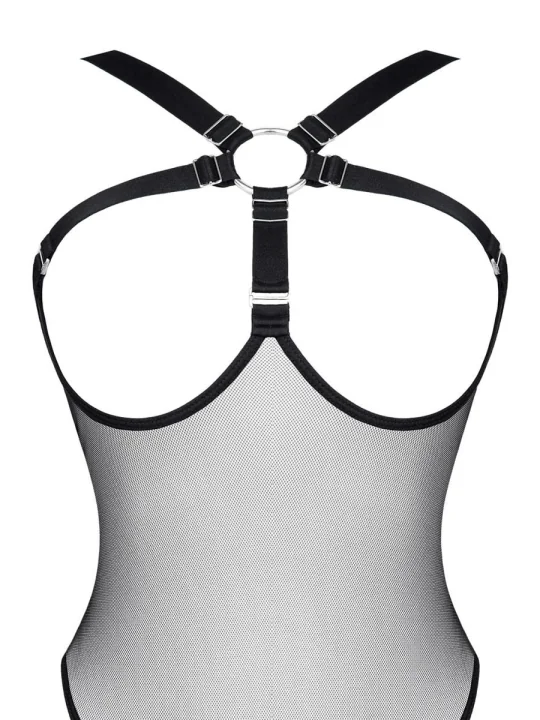 Schwarzer Body Ouvert Lxabril001 von Demoniq Ladyx