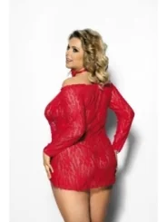 Rotes Chemise Aa051633 von Anais Apparel Plus Size