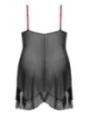 Schwarz/Pinkes Chemise Aa051980 von Anais Apparel Plus Size