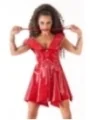 Rotes Pvc Kleid Ms-D0189 von Meseduce