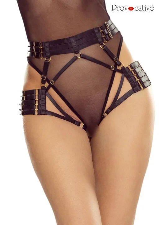 Schwarzer Harness Panty Pr1633 von Provocative