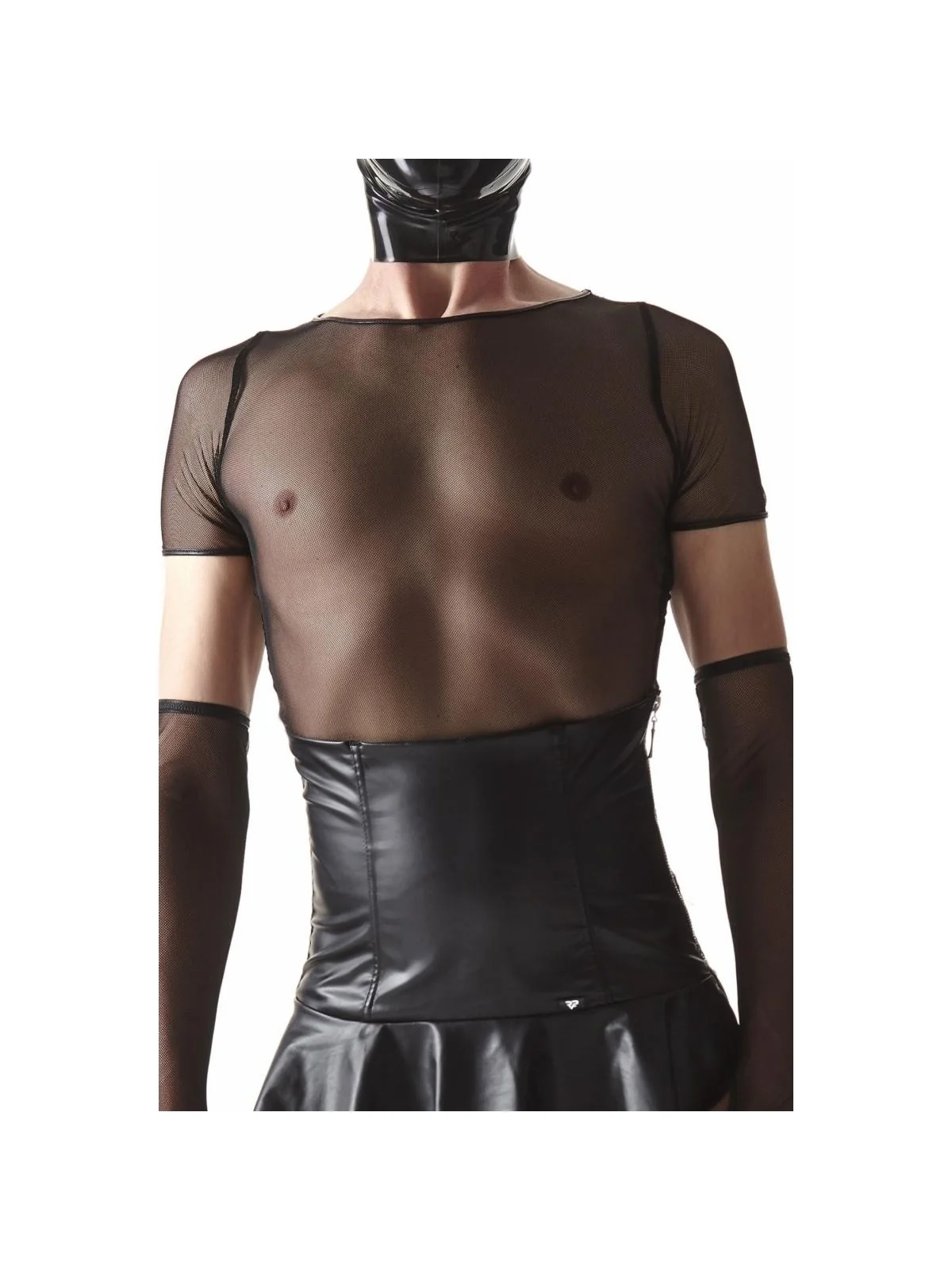 T-Shirt Crd008 Schwarz von Regnes Fetish Planet Crossdresser Fetish Line