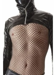 Pvc Jacke Crd009 Schwarz von Regnes Fetish Planet Crossdresser Fetish Line