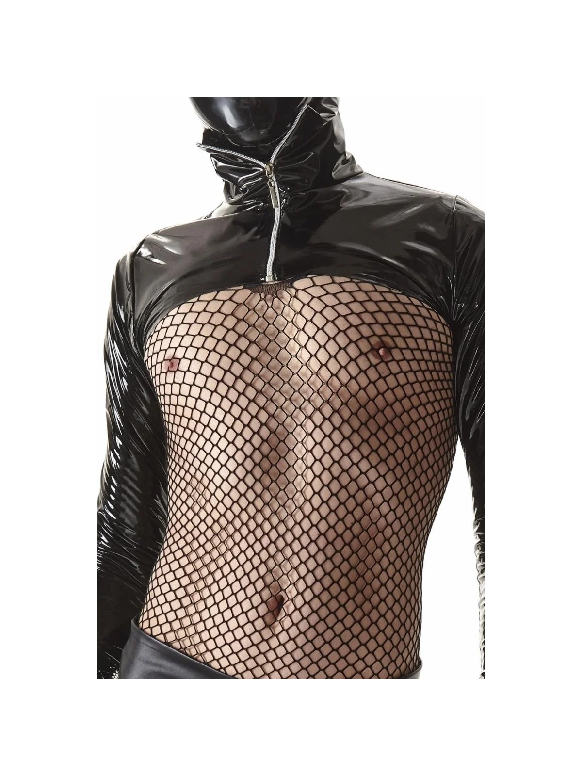 Pvc Jacke Crd009 Schwarz von Regnes Fetish Planet Crossdresser Fetish Line