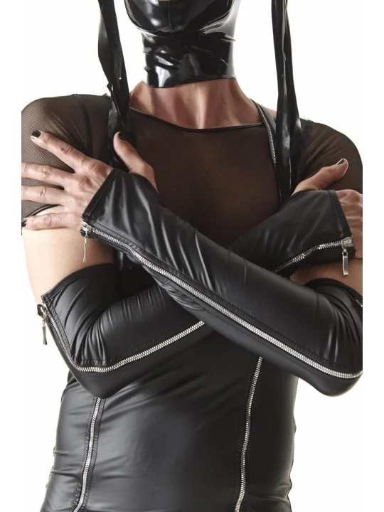 Armstulpen Crd012 Schwarz von Regnes Fetish Planet Crossdresser Fetish Line