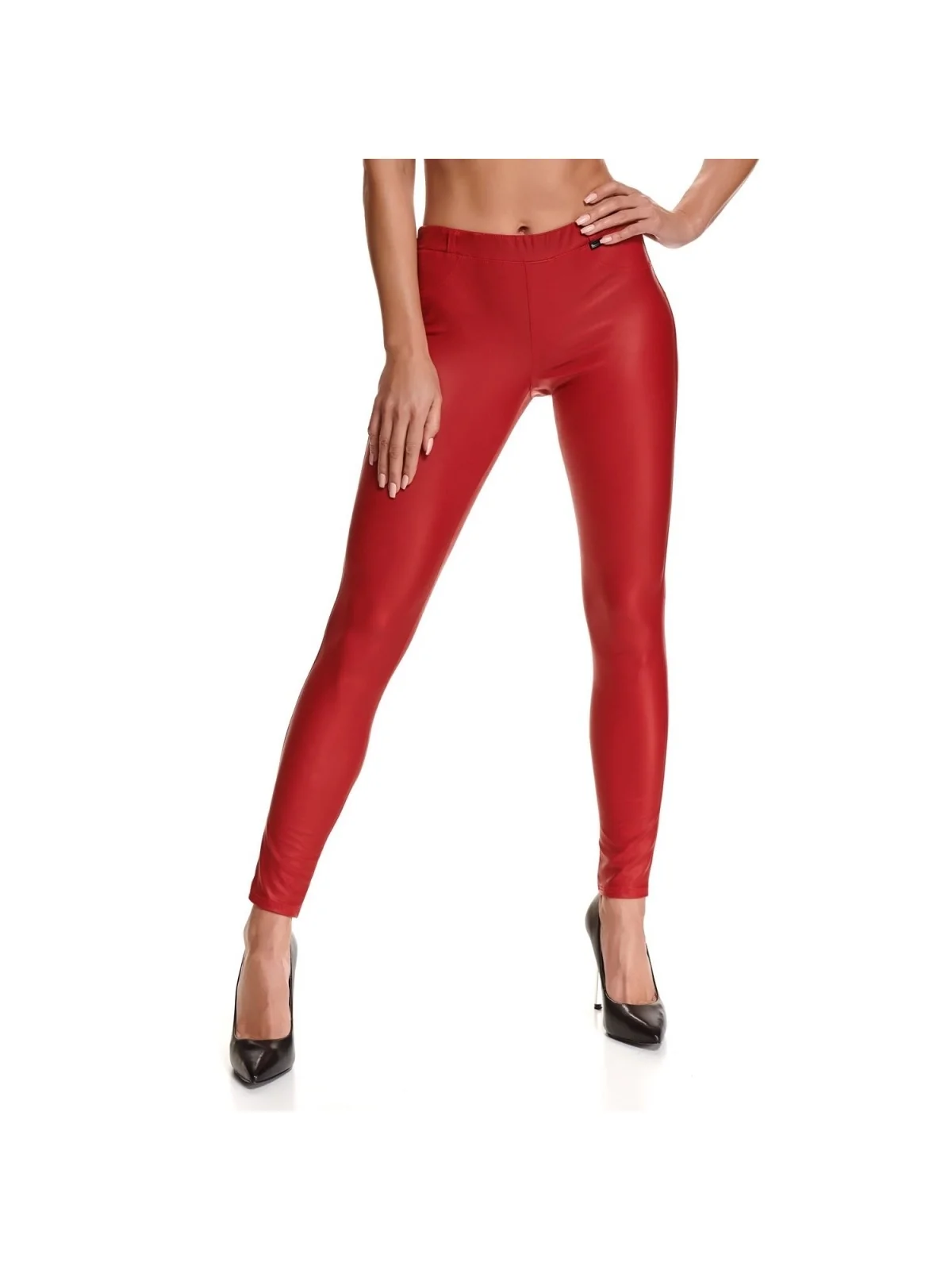 Rote Leggings Brlidia001 von Demoniq Black Rose 2.0 Collection