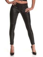 Schwarze Leggings Brconstanza001 von Demoniq Black Rose 2.0 Collection