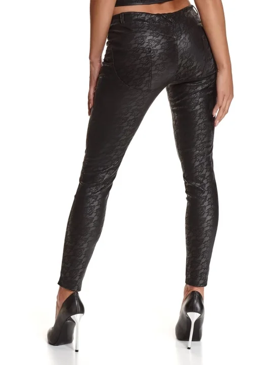 Schwarze Leggings Brconstanza001 von Demoniq Black Rose 2.0 Collection