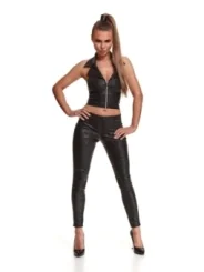 Schwarze Leggings Brconstanza001 von Demoniq Black Rose 2.0 Collection