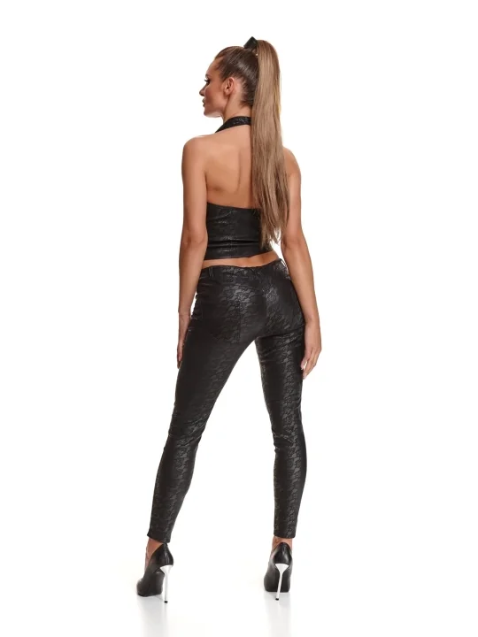 Schwarze Leggings Brconstanza001 von Demoniq Black Rose 2.0 Collection