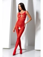 Roter Ouvert Bodystocking Bs078 von Passion