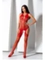 Roter Ouvert Bodystocking Bs079 von Passion