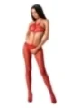 Roter Ouvert Bodystocking Bs080 von Passion