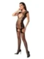 Schwarzer Ouvert Bodystocking Bs082 von Passion