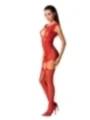 Roter Ouvert Bodystocking Bs082 von Passion