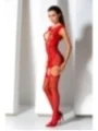 Roter Ouvert Bodystocking Bs082 von Passion