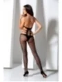 Schwarzer Ouvert Bodystocking Bs084 von Passion