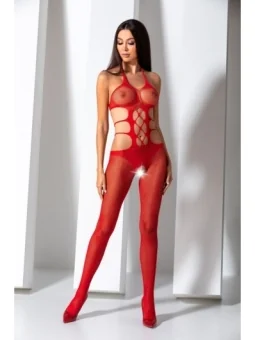 Roter Ouvert Bodystocking Bs084 von Passion