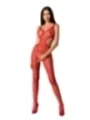 Roter Ouvert Bodystocking Bs085 von Passion