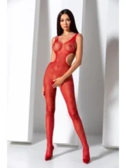 Roter Ouvert Bodystocking Bs085 von Passion