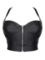 Schwarzes Damen-Top Brmarta001 von Demoniq Black Rose 2.0 Collection