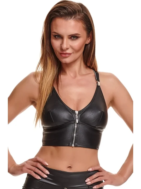 Schwarzes Damen-Top Brzita001 von Demoniq Black Rose 2.0 Collection