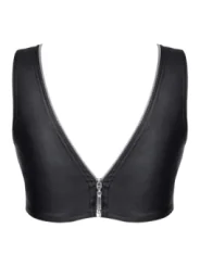 Schwarzes Damen-Top Brelisabetta001 von Demoniq Black Rose 2.0 Collection