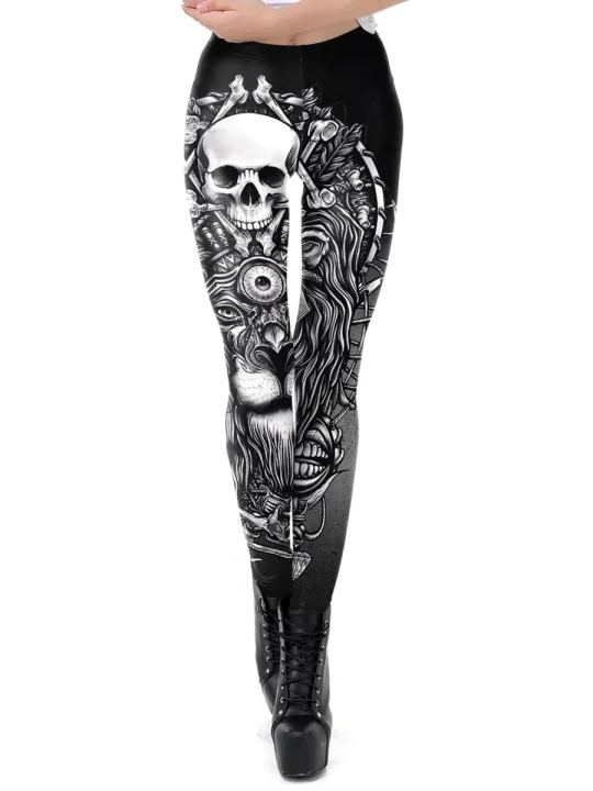 Skull Leggings 90511 von Ocultica