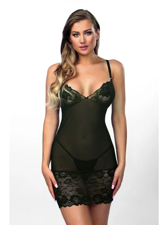 Schwarzes Chemise Aa052430 von Anais Apparel Luxury Lingerie