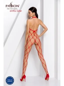 Roter Ouvert Bodystocking Bs091 von Passion