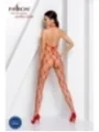 Roter Ouvert Bodystocking Bs091 von Passion